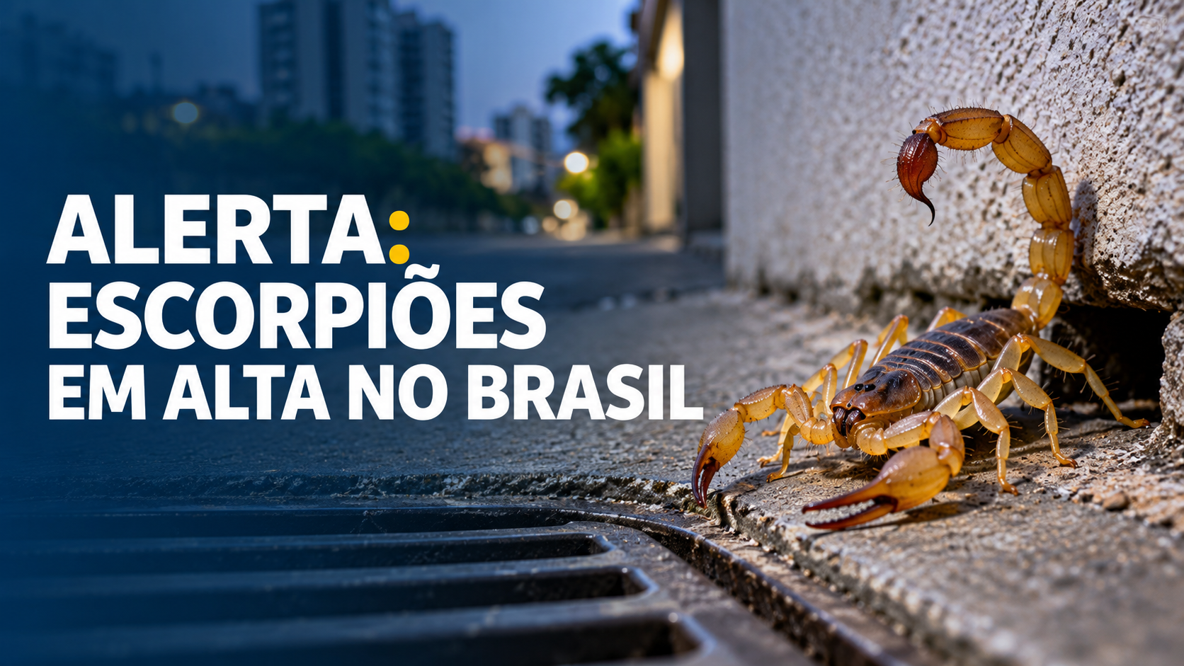 Escorpiões, conheça o inimigo e entenda os riscos