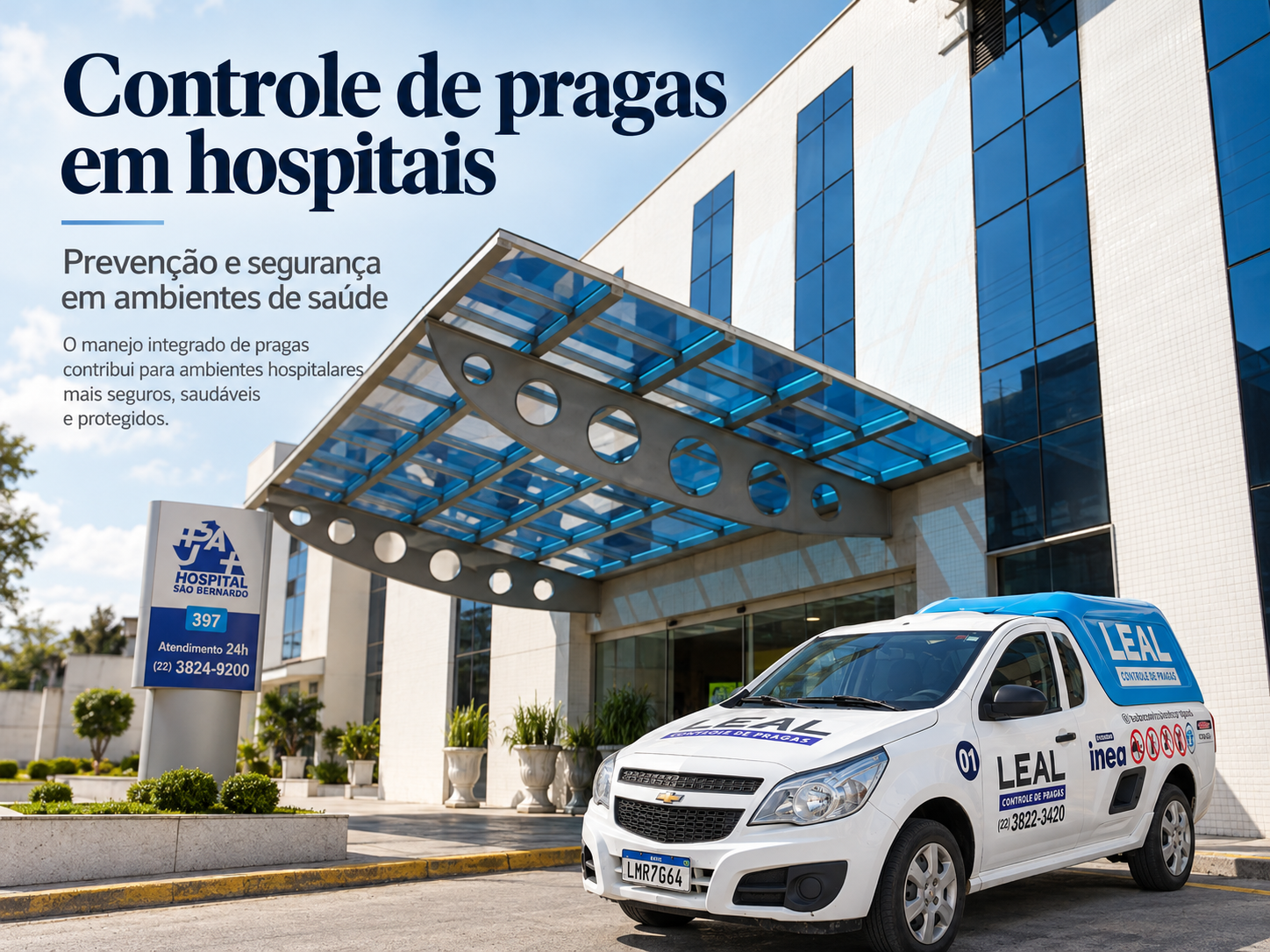 Controle de pragas urbanas em hospitais: segurança, prevenção e responsabilidade sanitária
